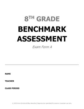 Grade 8 G8 Student Benchmark Materials & Scoring Booklets Progress Monitoring Materials Scoring booklets and student materials by grade for progress monitoring assessment. . 8th grade ela benchmark answers
